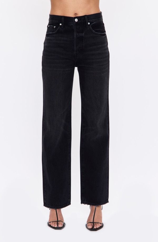 ピストーラ レディース ボトムス カジュアルパンツ ストレート ハイウエスト ジーンズ Pistola Cassie High Waist Crop Straight Leg Jeanstormy