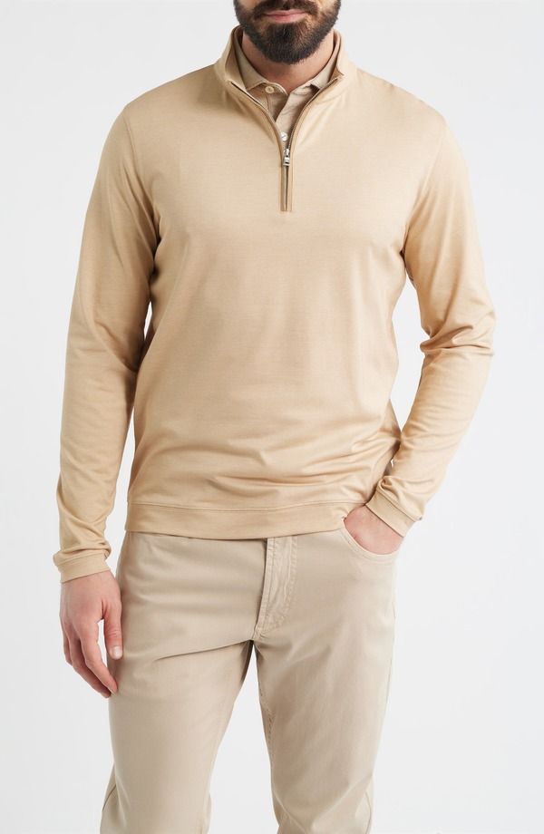ピーター・ミラー メンズ アウター パーカー・スウェット ハーフジップ Peter Millar Crown Crafted Albatross Quarter Zip Summer Dunes 53,800円
