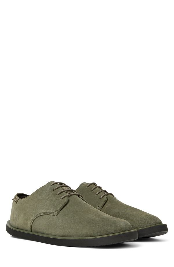 カンペール メンズ シューズ ダービー Camper Wagon Derby Medium Green グリーン