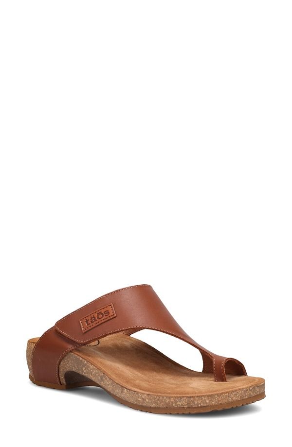 タウス レディース シューズ サンダル Taos Loop Toe Loop Sandal Brandy