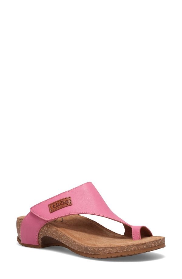 タウス レディース シューズ サンダル Taos Loop Toe Loop Sandal Pink ピンク