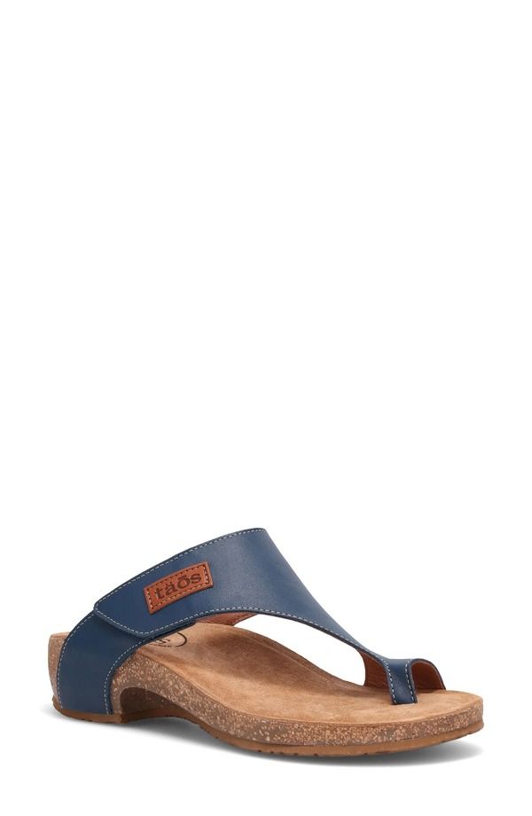 タウス レディース シューズ サンダル Taos Loop Toe Loop Sandal Deep Sea Blue ブルー