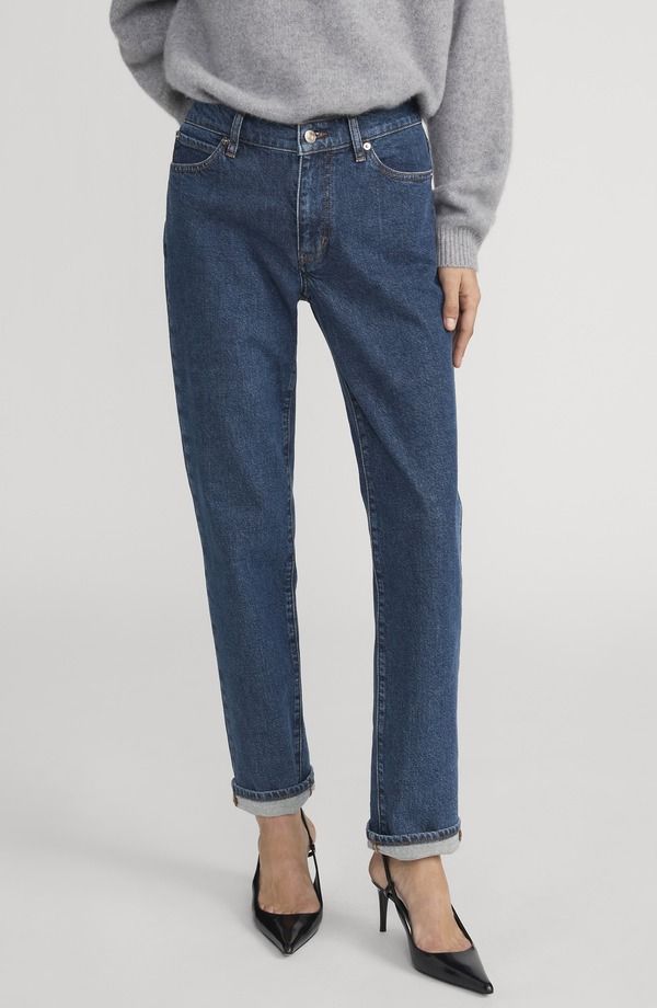 フレーム レディース ボトムス デニムパンツ ジーンズ FRAME The Borrowed Mid Rise Boyfriend Jeans Written