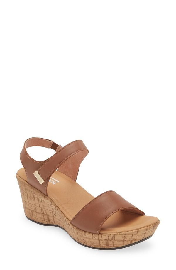 ナオト レディース シューズ ヒール プラットフォーム サンダル Naot Summer Platform Wedge Sandal Carameleather