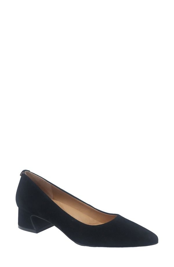 ジェントルソウルズ レディース シューズ ヒール Gentle Souls Gardena Pointed Toe Pump Black Suede ブラック