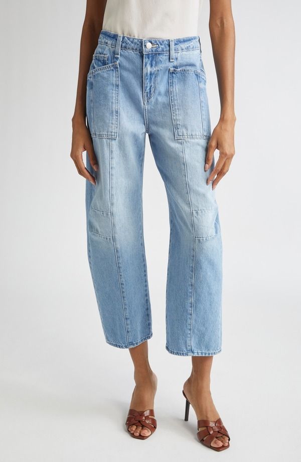 ラジャンス レディース ボトムス カジュアルパンツ ハイウエスト ジーンズ LAGENCE Cody High Waist Rodeo Jeans Cristo