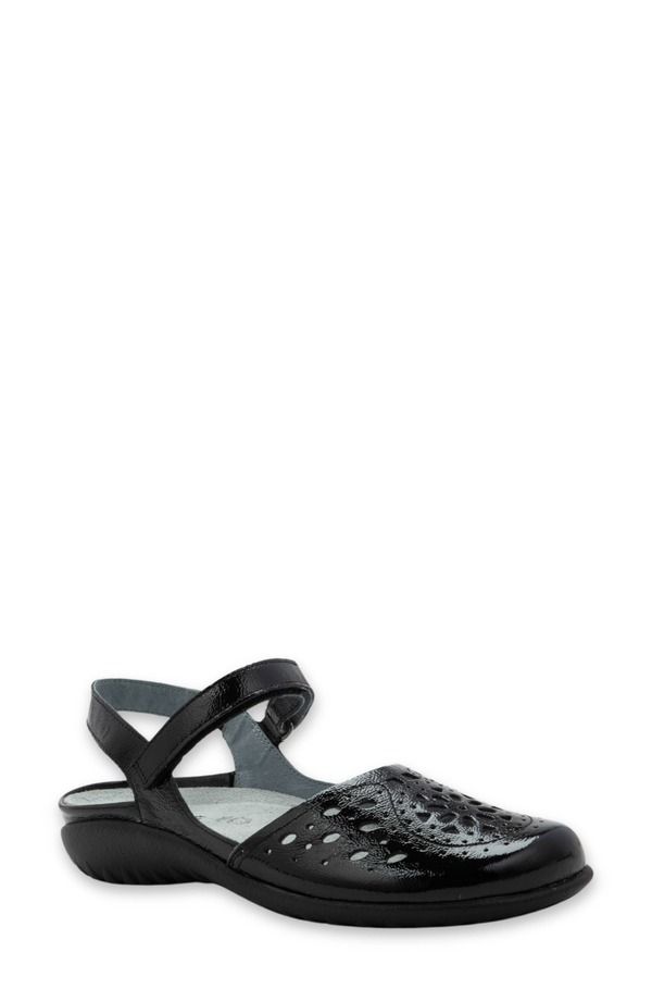 ナオト レディース シューズ ヒール Naot Arataki Mary Jane Black Crinkle ブラック