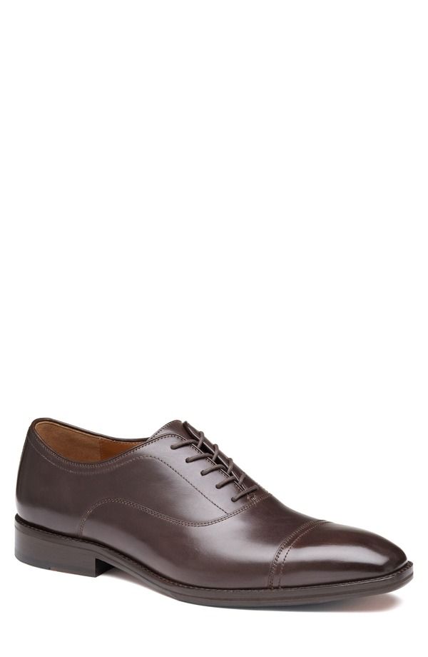 ジョンストンアンドマーフィー メンズ シューズ オックスフォード キャップ Johnston Murphy Sullivan Cap Toe Oxford Espresso Italian Calfskin