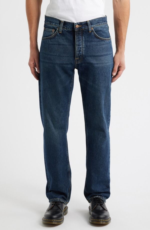 ヌーディージーンズ メンズ ボトムス デニムパンツ レギュラーフィット Nudie Jeans Rad Rufus Regular Fit Jeans Blue Soil ブルー