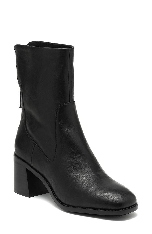 ケルシーダッガー レディース シューズ ブーツ・レインブーツ Kelsi Dagger Brooklyn Island Boot Black Leather ブラック