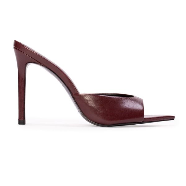 ブラックスエードスタジオ レディース シューズ サンダル レザー BLACK SUEDE STUDIO Brea Leather Mule Bordeaux Leather