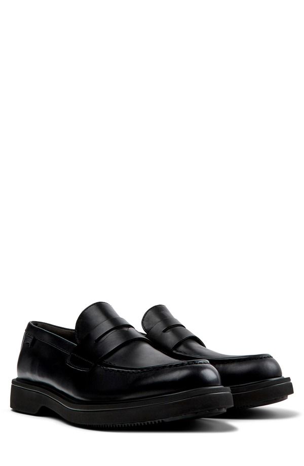 カンペール メンズ シューズ ローファー Camper Norman Loafer Black ブラック