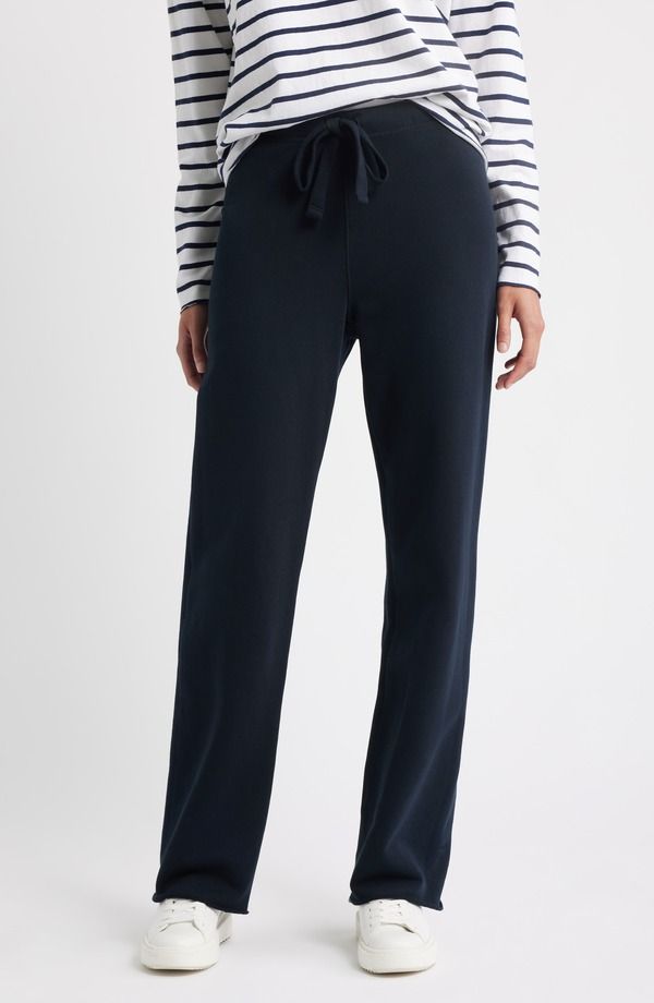 フランク & アイリーン レディース ボトムス カジュアルパンツ スウェットパンツ コットン Frank Eileen Catherine Cotton Sweatpants British Royal Navy ネイビー