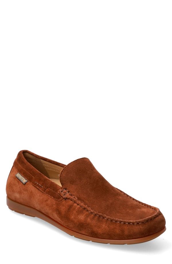 メフィスト メンズ シューズ Mephisto Algoras SlipOn Brown Velours ブラウン