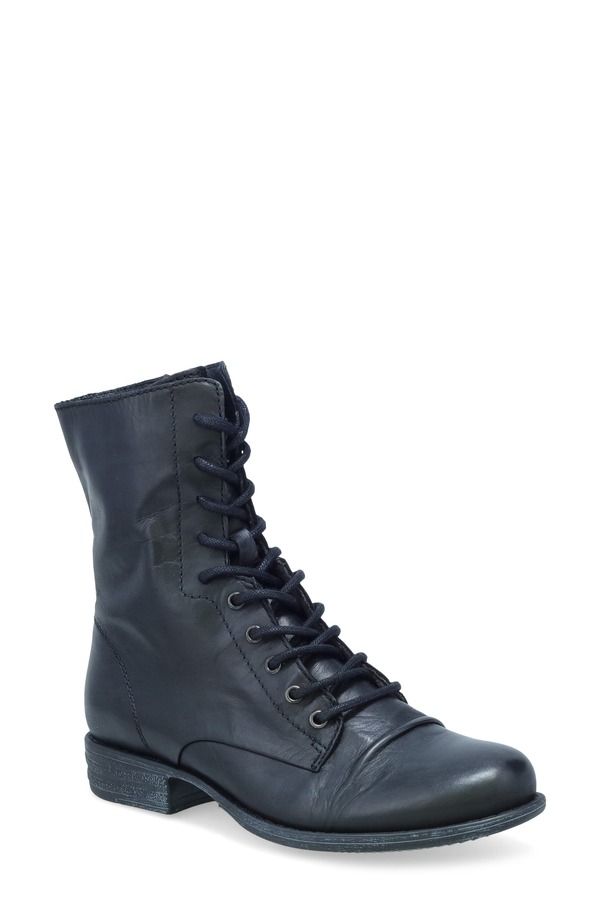 ミズムーズ レディース シューズ ブーツ・レインブーツ レース Miz Mooz Lukas LaceUp Bootie Black ブラック