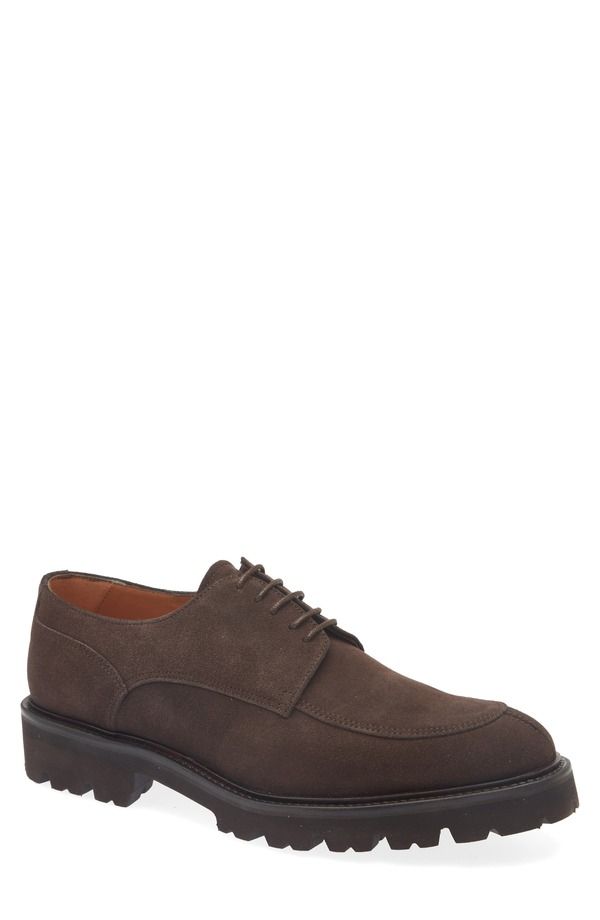 ジェントルソウルズ メンズ シューズ ダービー Gentle Souls Lagos Lug Sole Derby Brown Suede ブラウン