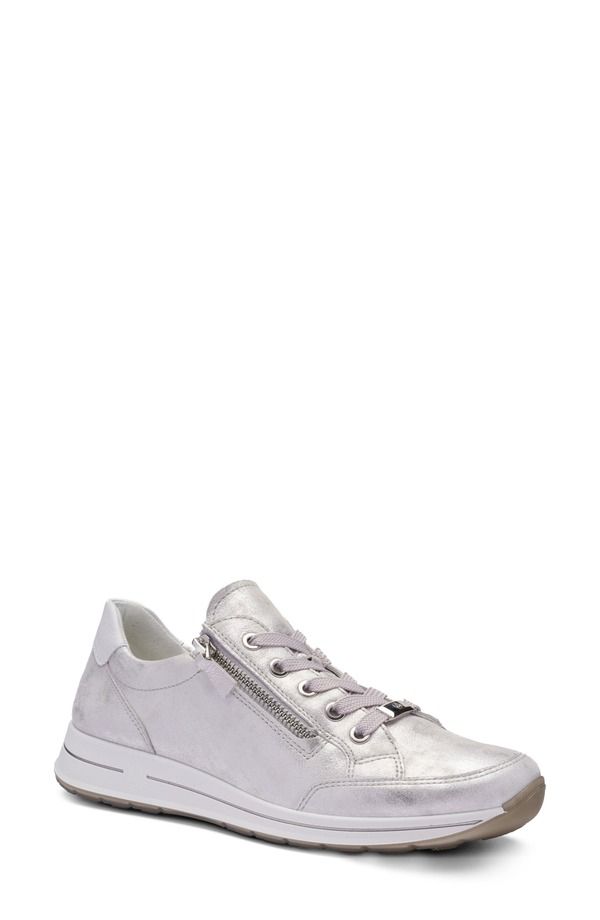 アラ レディース シューズ スニーカー ara Oleanna Zip Sneaker Dusty White ホワイト