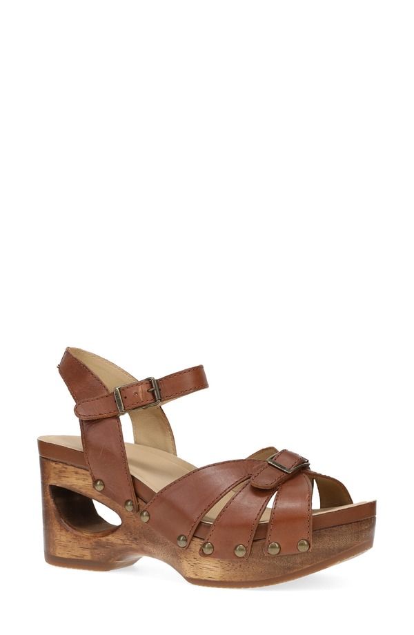ダンスコ レディース シューズ ヒール プラットフォーム サンダル アンクル Dansko Alannankle Straplatform Wedge Sandal Tan Calf タン