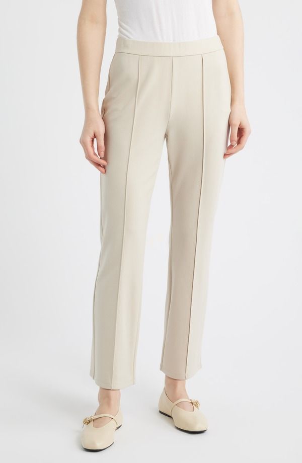 エイリーンフィッシャー レディース ボトムス レギンス ハイウエスト パンツ アンクル Eileen Fisher High Waist Ankle Pants Papyrus
