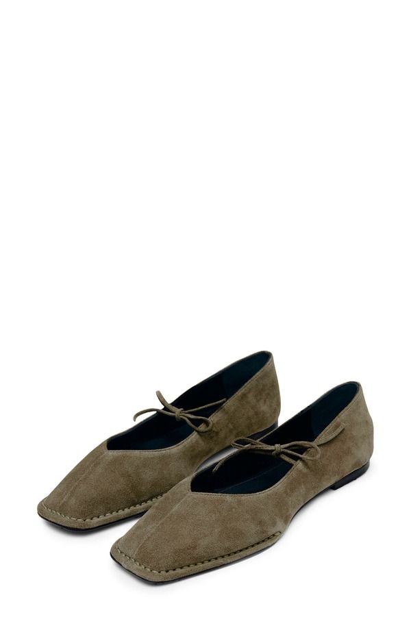 アロハス レディース シューズ パンプス ALOHASway Square Toe Ballet Flat Khaki カーキ 40,820円