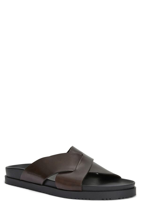 ブルーノマグリ メンズ シューズ サンダル Bruno Magli Bologna Slide Sandal Dark Brown ブラウン