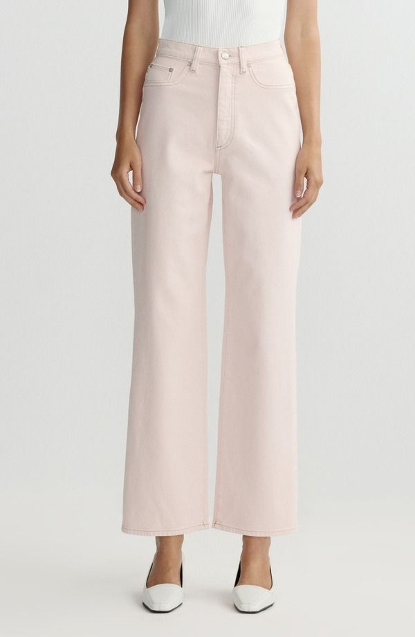 ディーエル 1961 レディース ボトムス デニムパンツ ワイドレッグ ハイウエスト アンクル ジーンズ DL1961 Karmine Refined Wide Leg High Waist Ankle Jeans Ballet