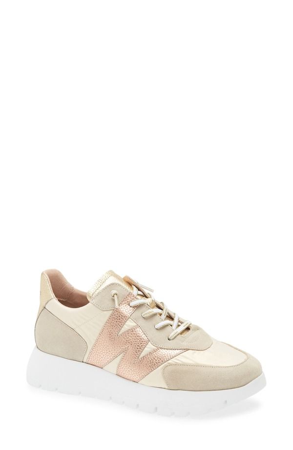ワンダーズ レディース シューズ スニーカー Wonders Oslo Sneaker Beige Sand Rame Platino サンド