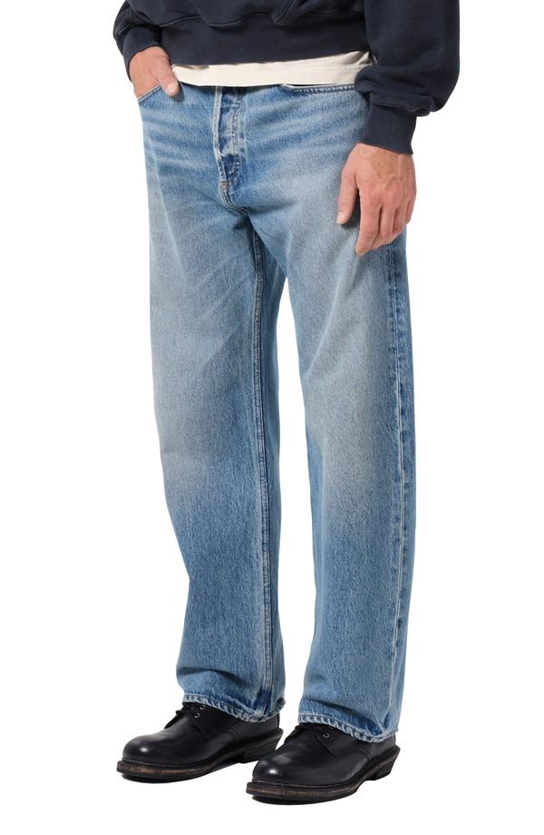 アゴルド メンズ ボトムス デニムパンツ ストレート ジーンズ AGOLDE Magnustraight Leg Jeans Friction Indigo インディゴ