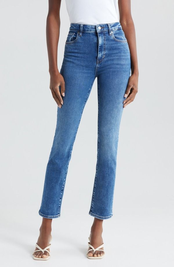 フレーム レディース ボトムス カジュアルパンツ ストレート ハイウエスト アンクル ジーンズ FRAME The Pencil Crop High Waist Ankle Slim Straight Leg Jeans Canals