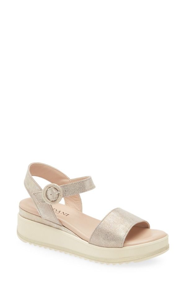 コルダーニ レディース シューズ ヒール プラットフォーム サンダル アンクル Cordani Arielle Ankle Straplatform Wedge Sandal Soft Gold ゴールド