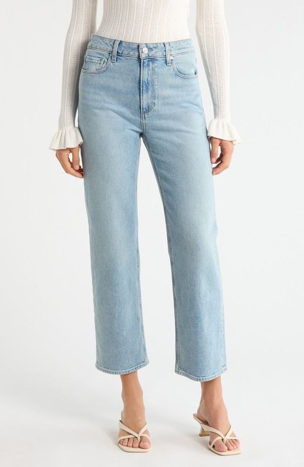 ペイジ レディース ボトムス デニムパンツ ストレート ハイウエスト アンクル ジーンズ PAIGE Stevie High Waist Ankle Straight Leg Jeans Glide