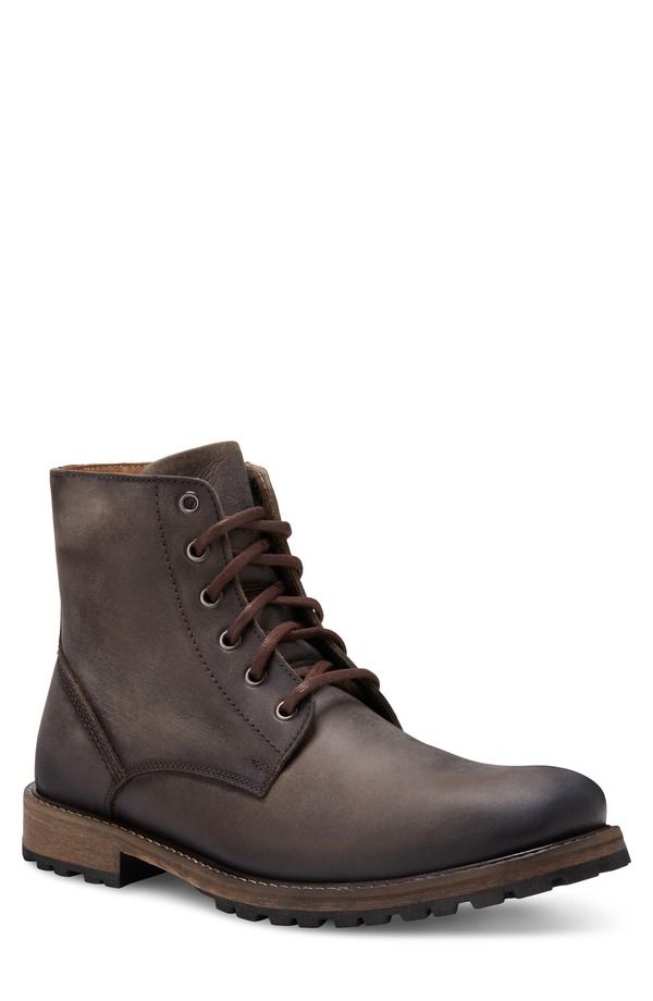 イーストランド メンズ シューズ ブーツ・レインブーツ Eastland Hoyt Ziplain Toe Boot Brown ブラウン