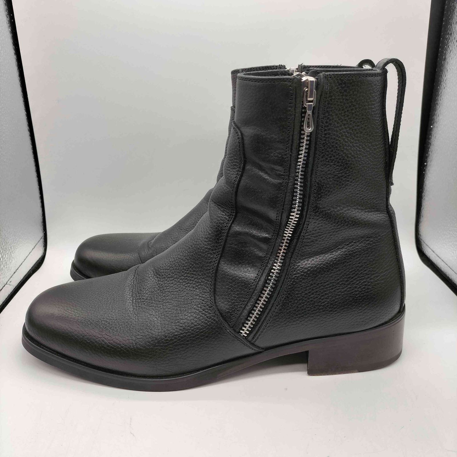 リドム LIDnM Life Slight Square Zip Boots サイドジップブーツ