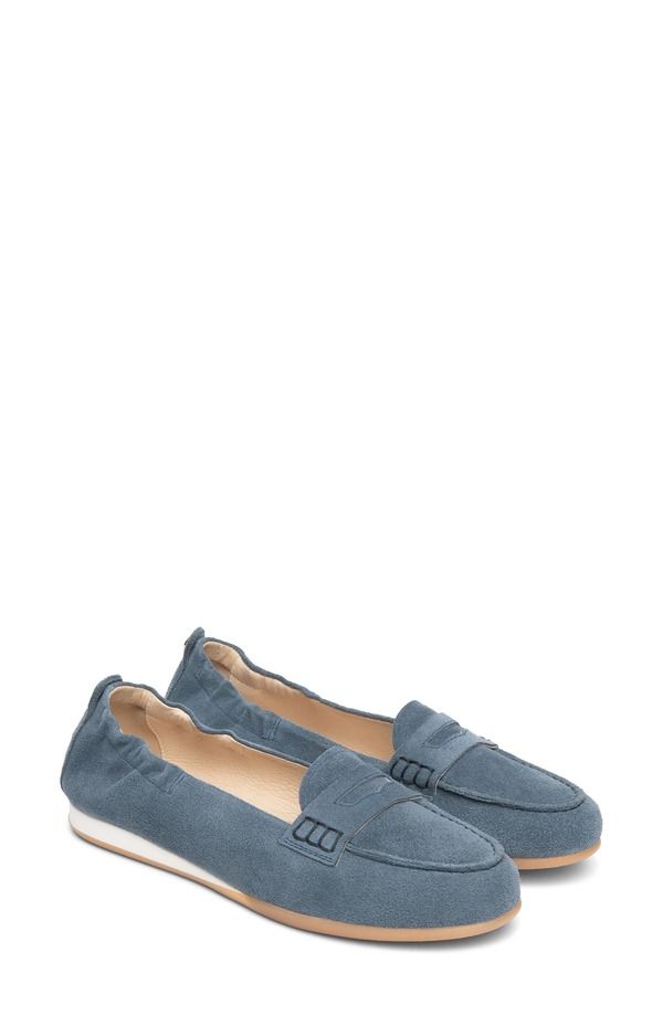 ネーロ ジャルディーニ レディース シューズ スリッポン・ローファー NeroGiardini Sport Penny Loafer Denim デニム