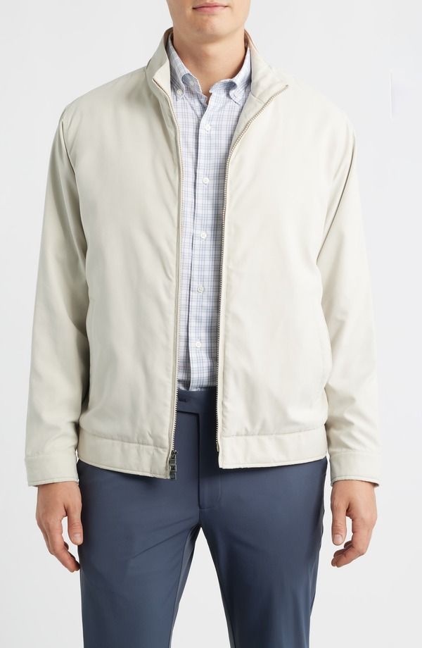 ピーター・ミラー メンズ アウター ジャケット・ブルゾン Peter Millar Bleecker Zip Jacket Stone ストーン
