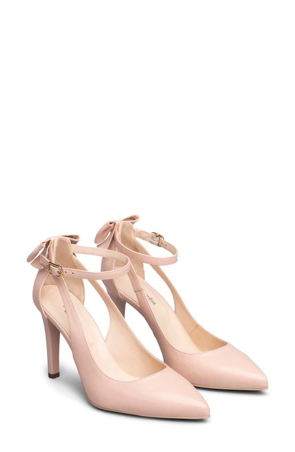 ネーロ ジャルディーニ レディース シューズ ヒール アンクル NeroGiardini Bow Ankle Strapump Blush ブラッシュ