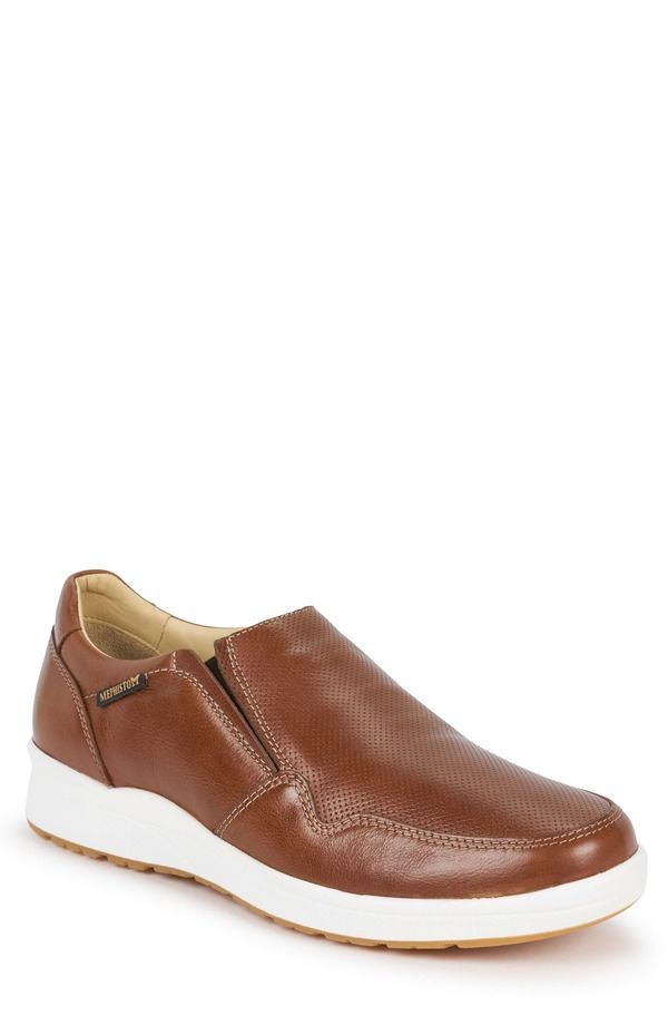 メフィスト メンズ シューズ Mephisto Valter SlipOn Hazelnut Leather