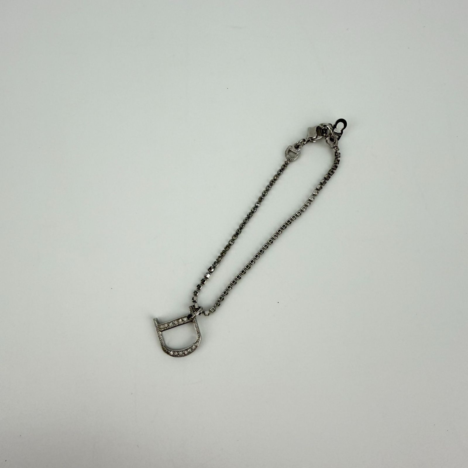 中古】Christian Dior クリスチャンディオール Dロゴ ブレスレット