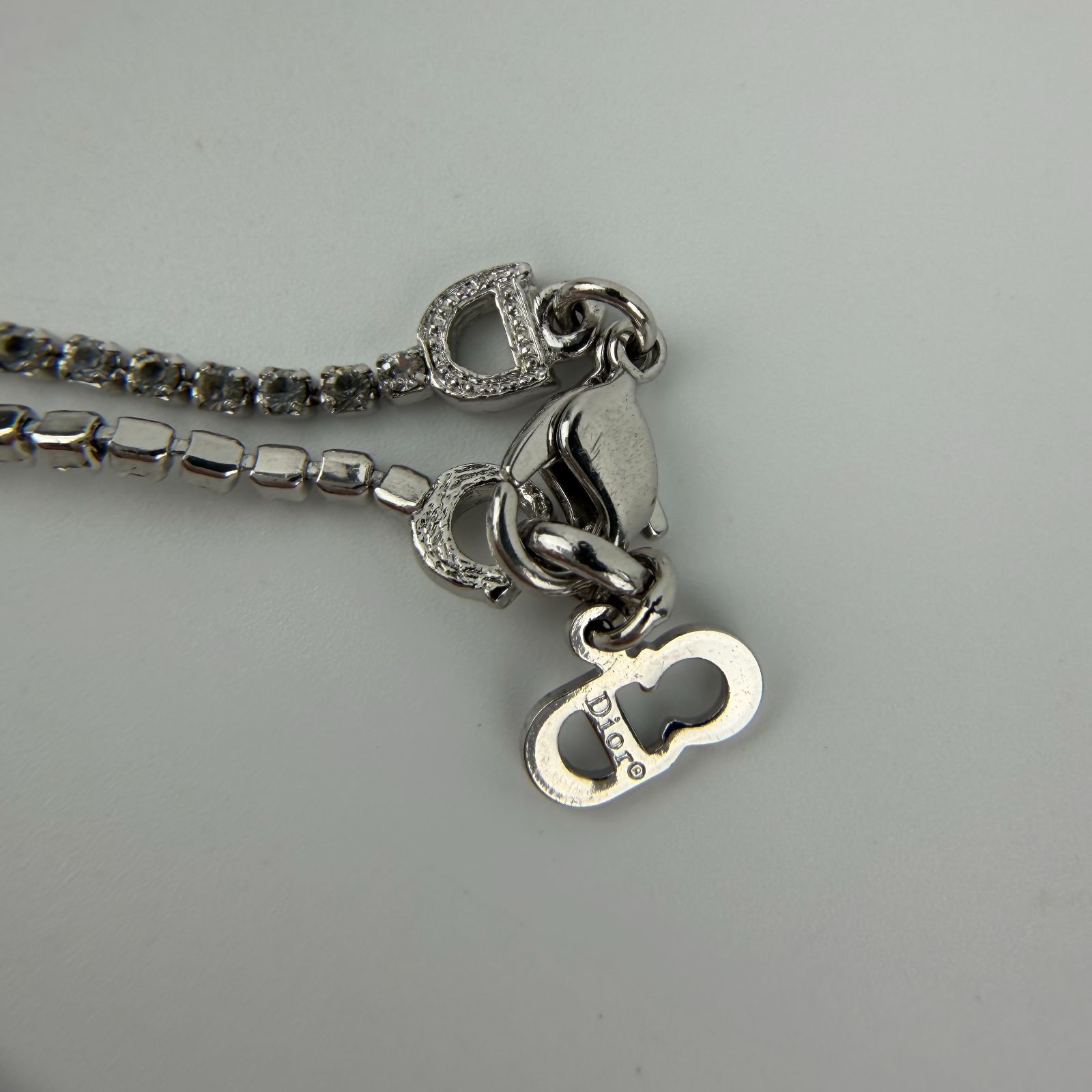 中古】Christian Dior クリスチャンディオール Dロゴ ブレスレット