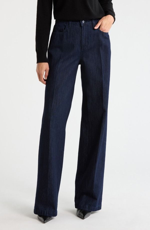 ラジャンス レディース ボトムス デニムパンツ ワイドレッグ ハイウエスト ジーンズ LAGENCE Clayton High Waist Wide Leg Jeans Ardmore