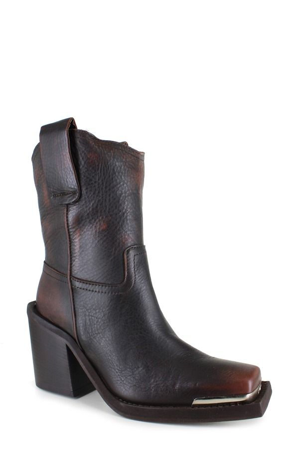 ジジ レディース シューズ ブーツ・レインブーツ ZIGI Joshi Western Boot Brown Leather ブラウン