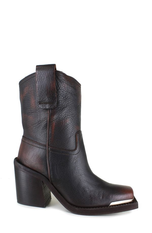 ジジ レディース シューズ ブーツ・レインブーツ ZIGI Joshi Western Boot Brown Leather ブラウン