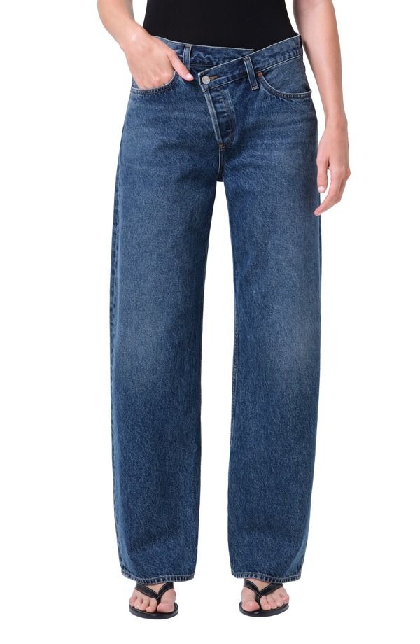 アゴルド レディース ボトムス デニムパンツ ジーンズ AGOLDE Arcriss Cross Relaxed Jeans Form Dk Ws Ind