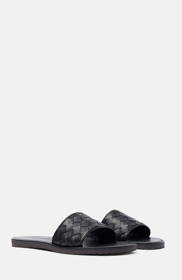スカロッソ メンズ シューズ サンダル SCAROSSO Ulisse Sandals Black Calf ブラック