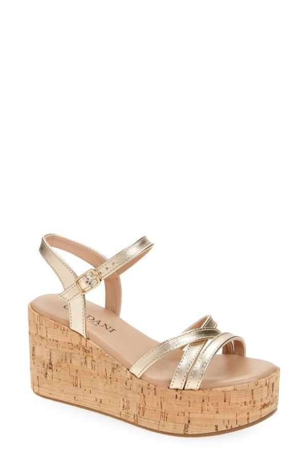 コルダーニ レディース シューズ ヒール プラットフォーム サンダル アンクル Cordani Jaiden Ankle Straplatform Wedge Sandal Platino