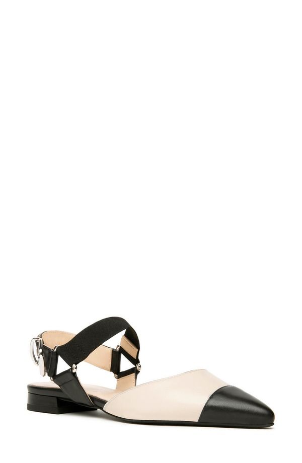 ネーロ ジャルディーニ レディース シューズ パンプス NeroGiardini Pointed Toe Flat Black Beige ブラック