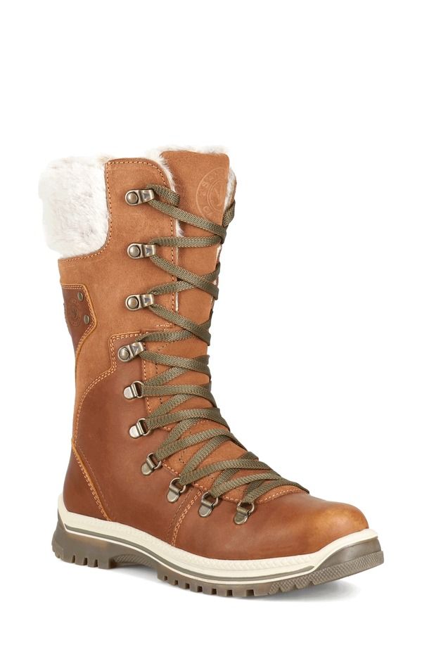 サンタナカナダ レディース シューズ ブーツ・レインブーツ Santana Canada Marlowe Waterproof Winter Boot Cognac Hunter