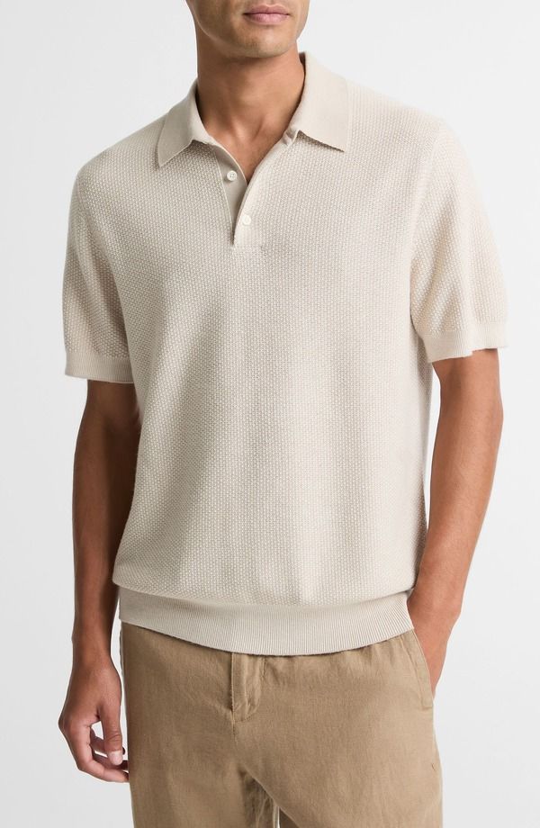 ヴィンス メンズ アウター パーカー・スウェット ポロシャツ セーター Vince Geometric Jacquard Polo Sweater MineralClassicrea 86,800円