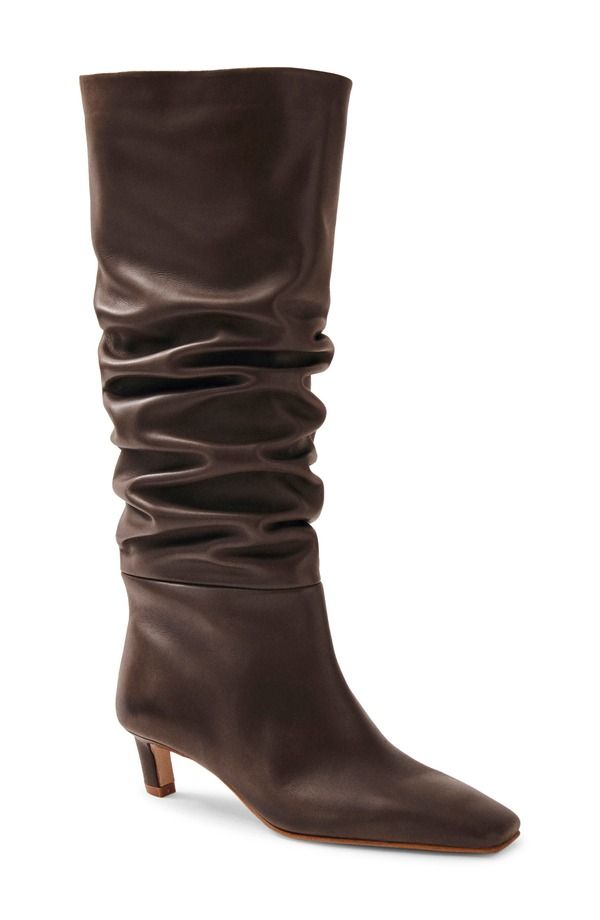 アロハス レディース シューズ ブーツ・レインブーツ ALOHAS Kalila Slouch Knee High Boot Brown ブラウン