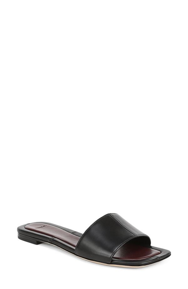 ヴィンス レディース シューズ サンダル Vince Valeria Slide Sandal Black ブラック